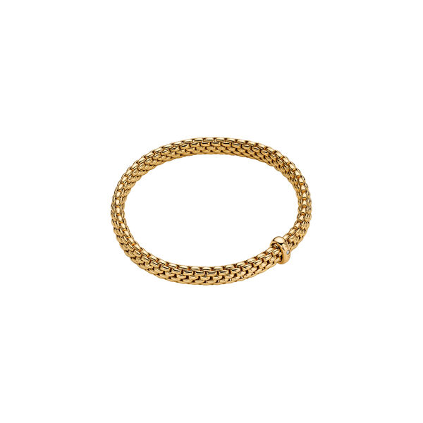 Vendome Flex'it Yellow Gold and Diamond Bracelet